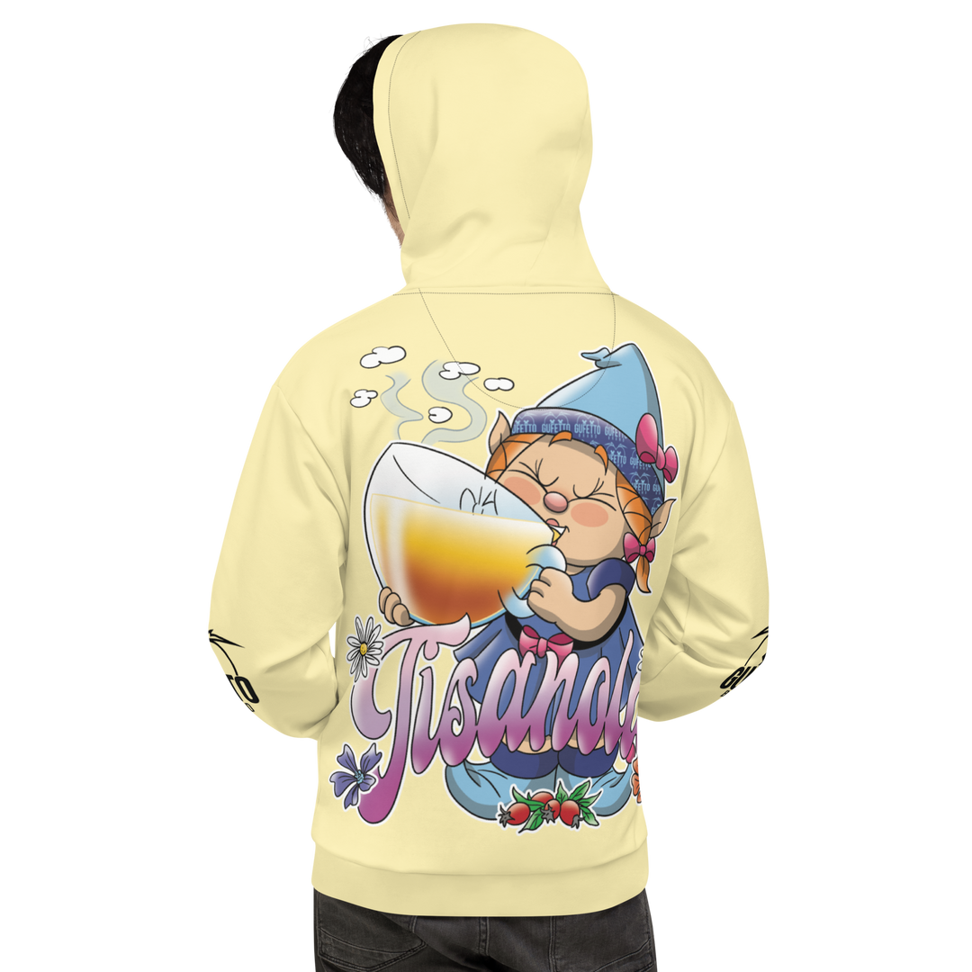 Felpa con cappuccio Uomo/Donna TISANOLA - Gufetto Brand 