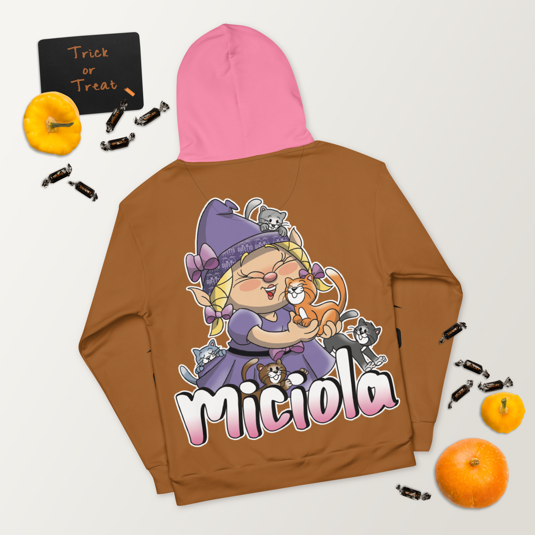 Felpa con cappuccio Uomo/Donna MICIOLA - Gufetto Brand 