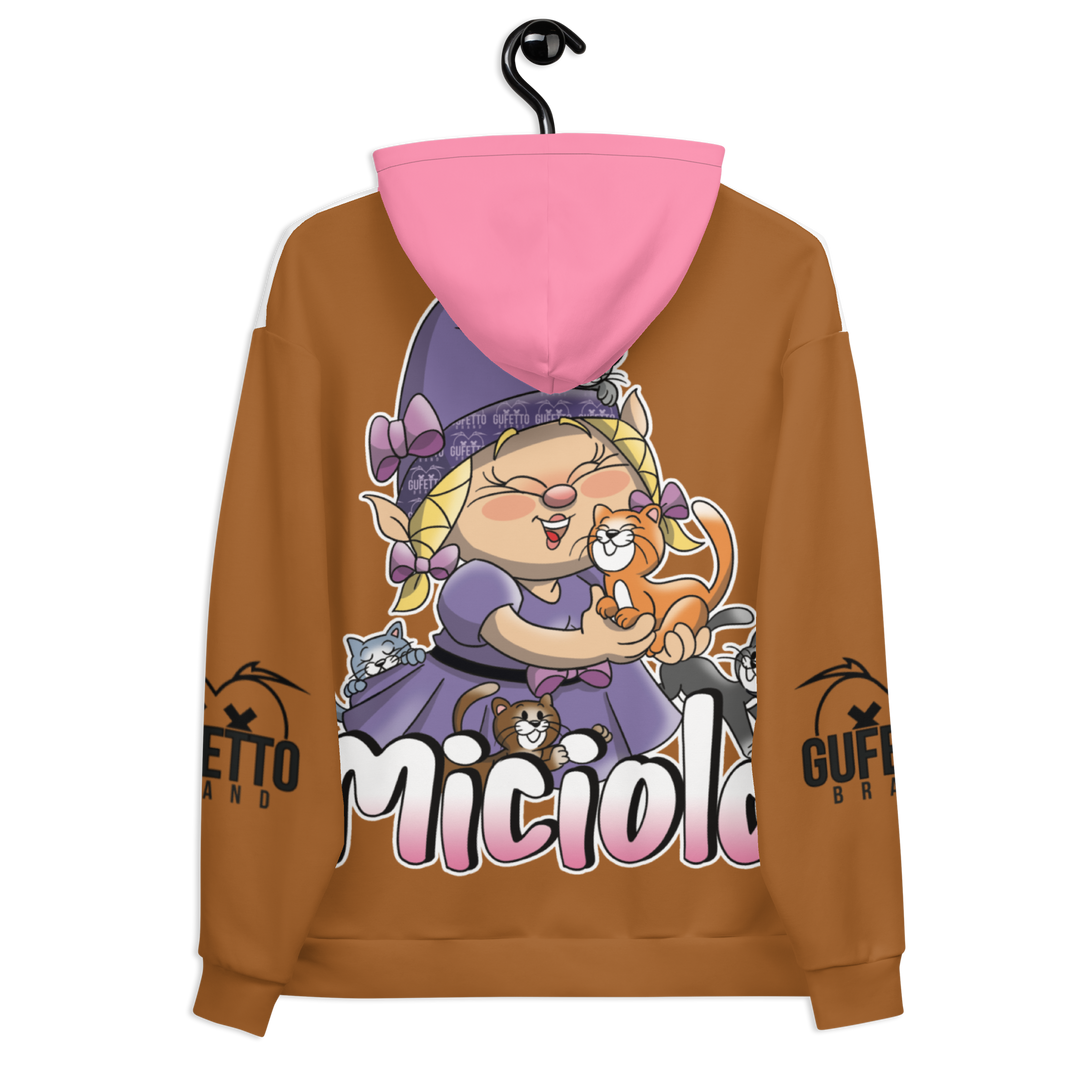 Felpa con cappuccio Uomo/Donna MICIOLA - Gufetto Brand 