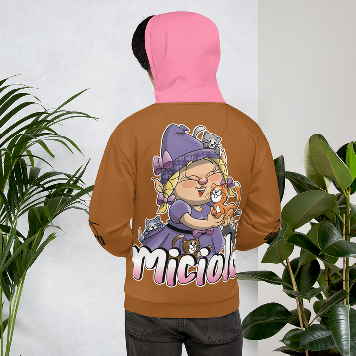 Felpa con cappuccio Uomo/Donna MICIOLA - Gufetto Brand 