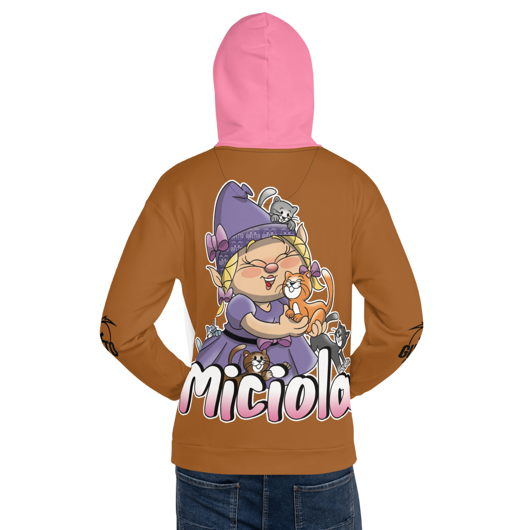 Felpa con cappuccio Uomo/Donna MICIOLA - Gufetto Brand 