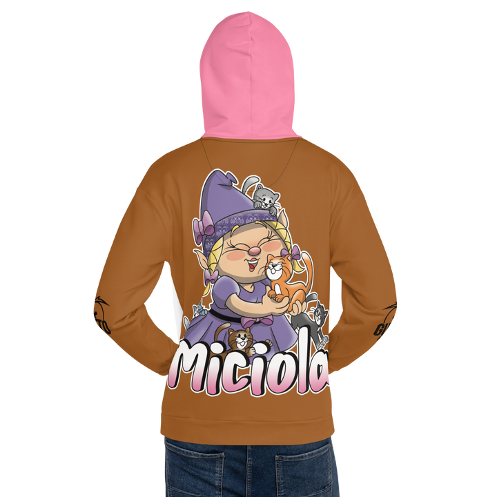Felpa con cappuccio Uomo/Donna MICIOLA - Gufetto Brand 