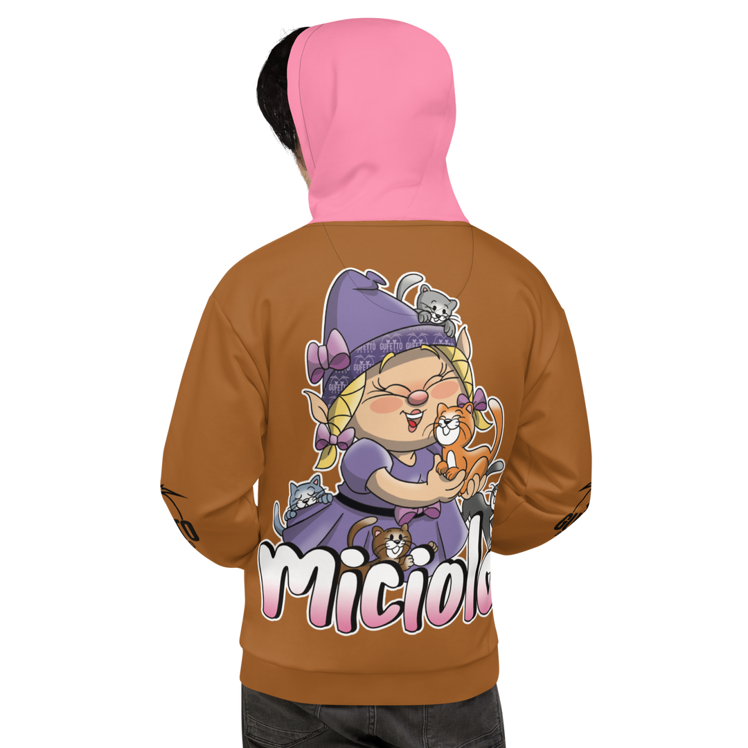 Felpa con cappuccio Uomo/Donna MICIOLA - Gufetto Brand 