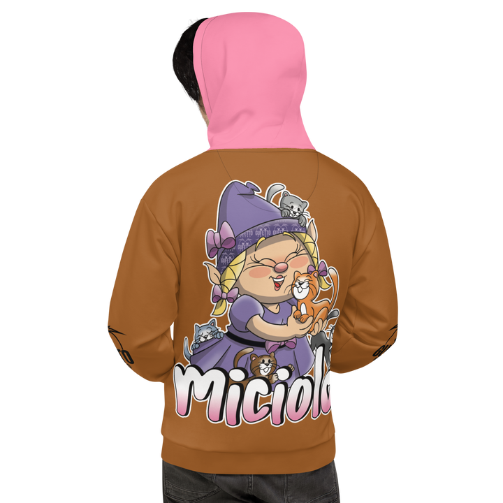 Felpa con cappuccio Uomo/Donna MICIOLA - Gufetto Brand 