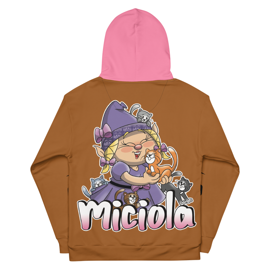 Felpa con cappuccio Uomo/Donna MICIOLA - Gufetto Brand 