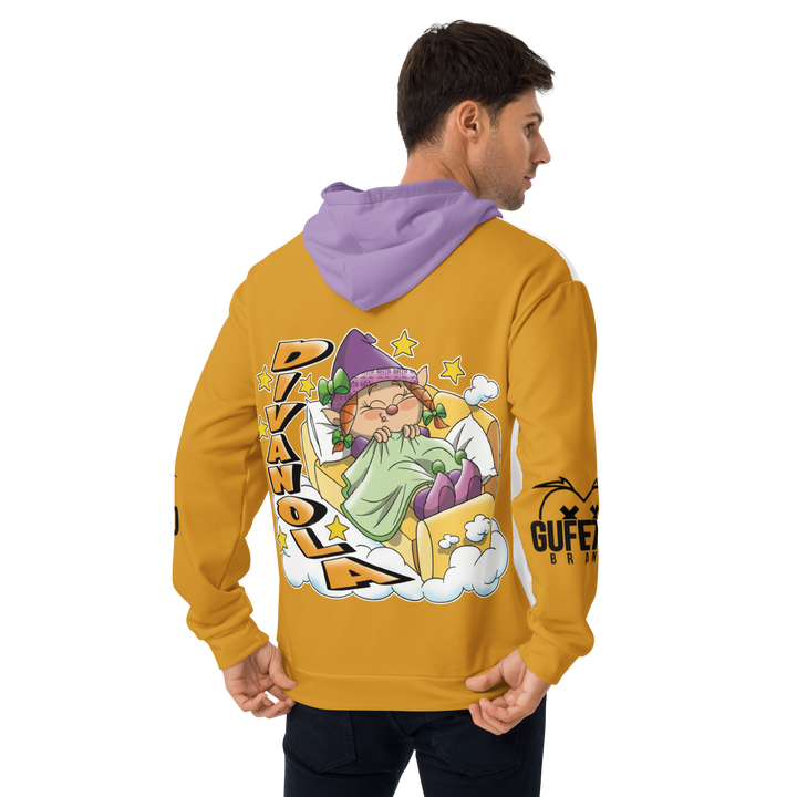 Felpa con cappuccio Uomo/Donna DIVANOLA - Gufetto Brand 