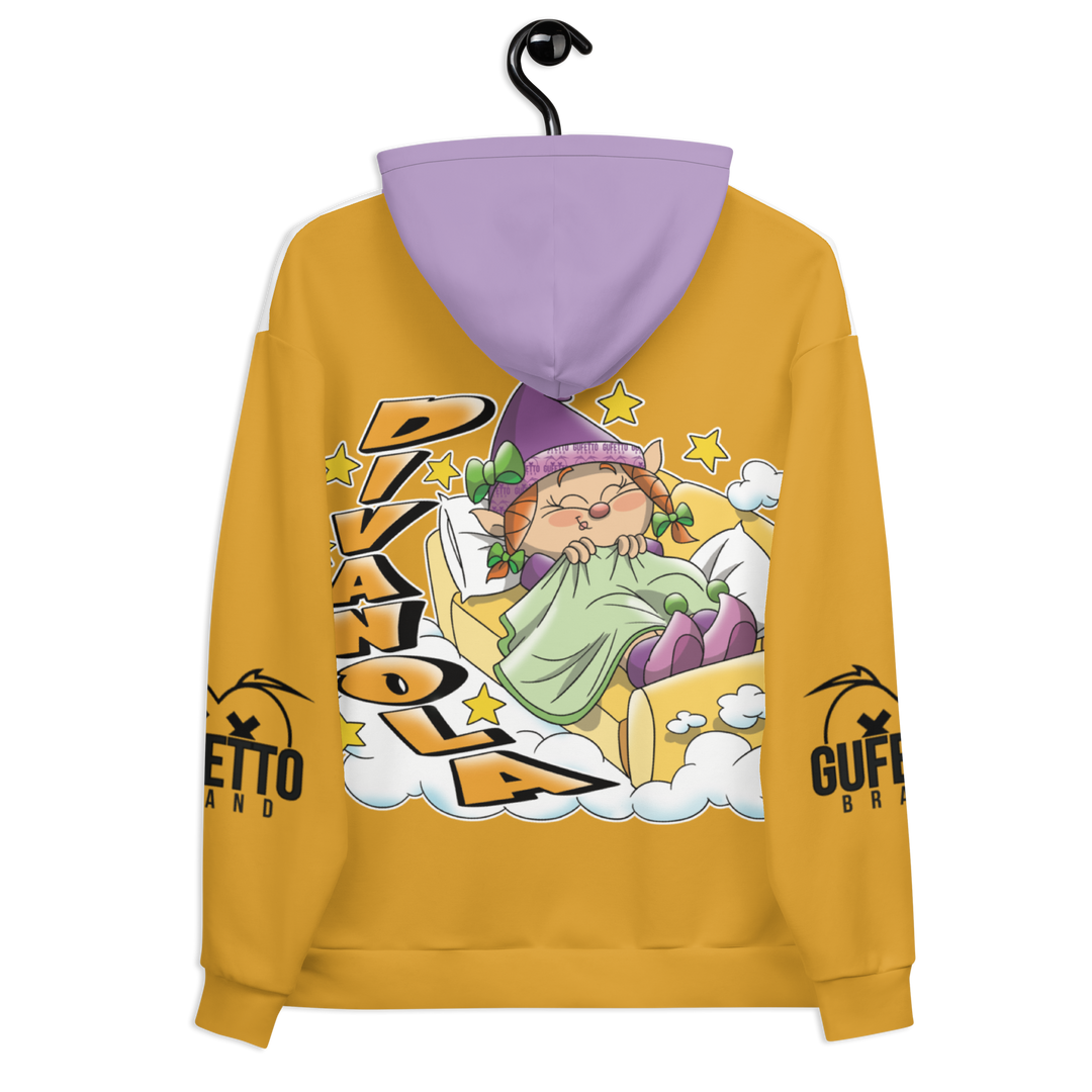 Felpa con cappuccio Uomo/Donna DIVANOLA - Gufetto Brand 