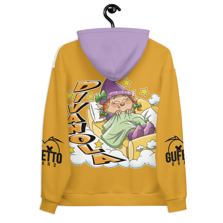 Felpa con cappuccio Uomo/Donna DIVANOLA - Gufetto Brand 
