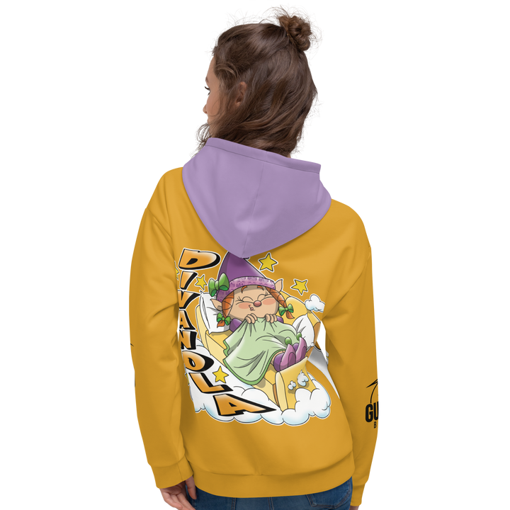 Felpa con cappuccio Uomo/Donna DIVANOLA - Gufetto Brand 