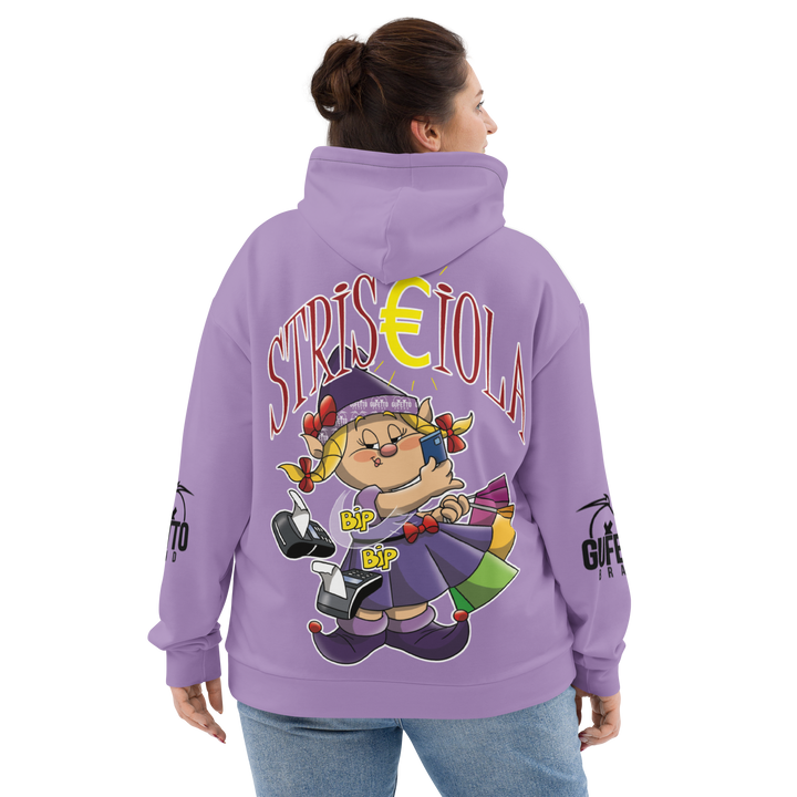 Felpa con cappuccio Uomo/Donna STRISCIOLA - Gufetto Brand 