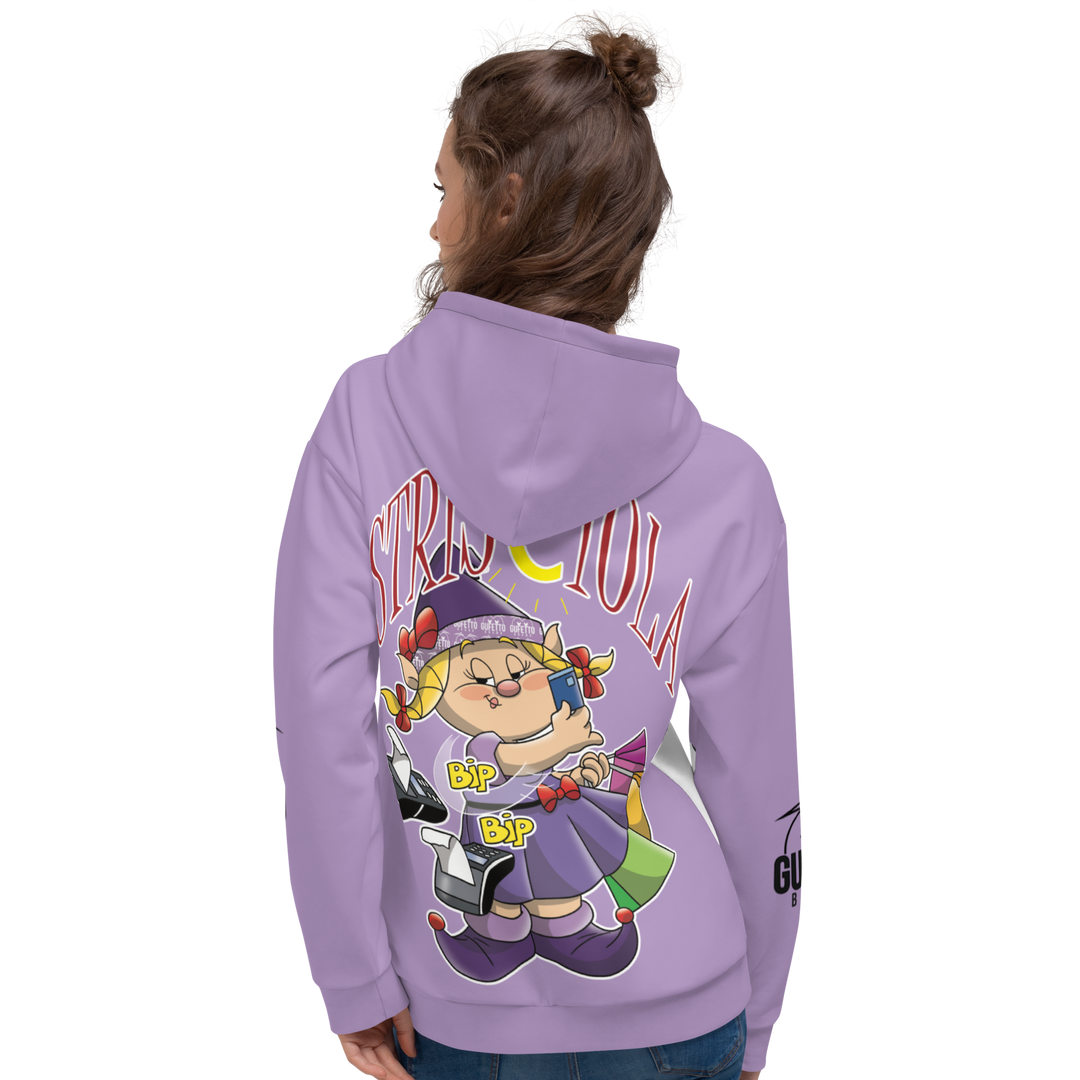 Felpa con cappuccio Uomo/Donna STRISCIOLA - Gufetto Brand 