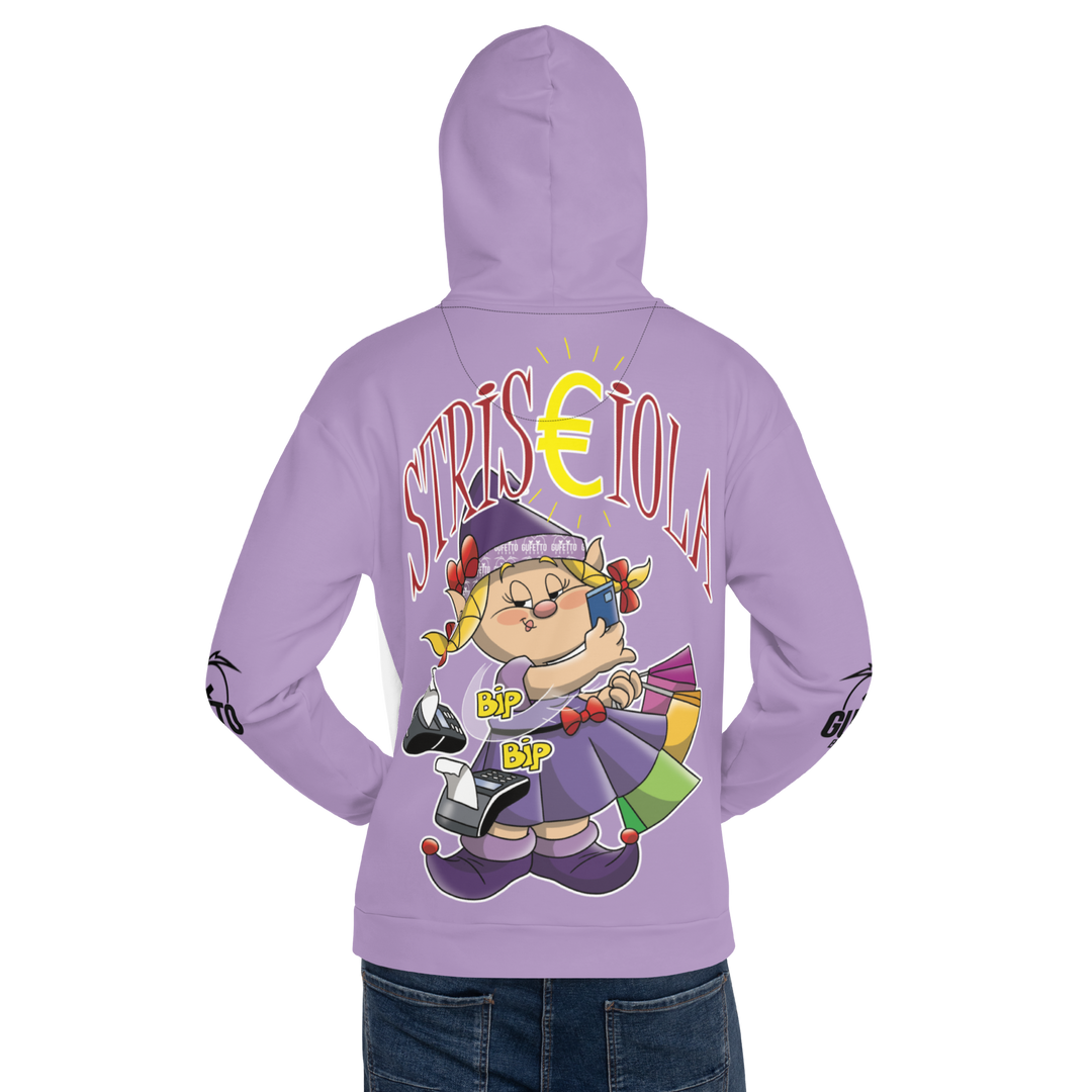 Felpa con cappuccio Uomo/Donna STRISCIOLA - Gufetto Brand 