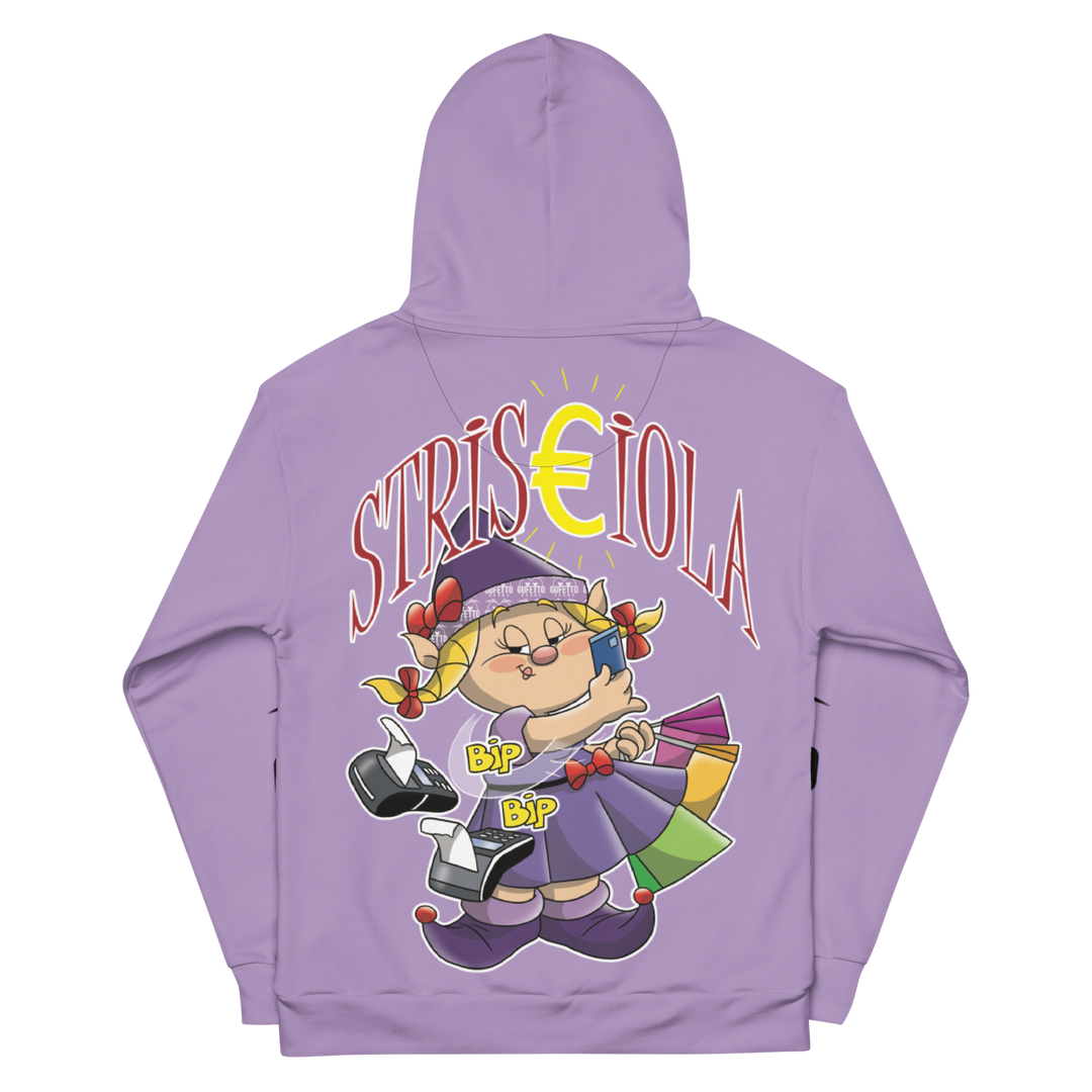 Felpa con cappuccio Uomo/Donna STRISCIOLA - Gufetto Brand 