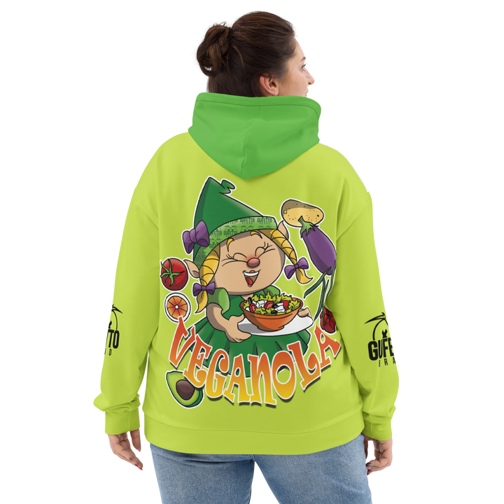 Felpa con cappuccio Uomo/Donna VEGANOLA - Gufetto Brand 