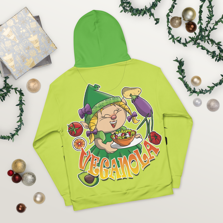 Felpa con cappuccio Uomo/Donna VEGANOLA - Gufetto Brand 