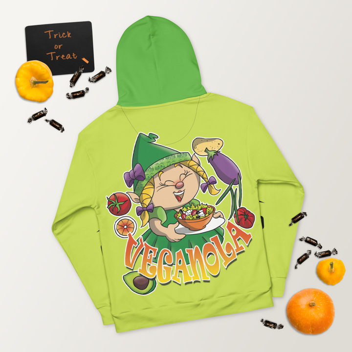 Felpa con cappuccio Uomo/Donna VEGANOLA - Gufetto Brand 