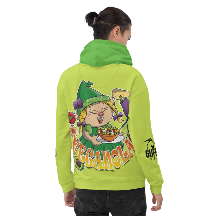 Felpa con cappuccio Uomo/Donna VEGANOLA - Gufetto Brand 