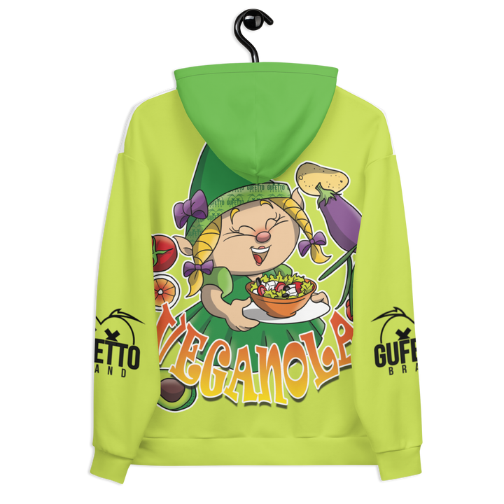 Felpa con cappuccio Uomo/Donna VEGANOLA - Gufetto Brand 