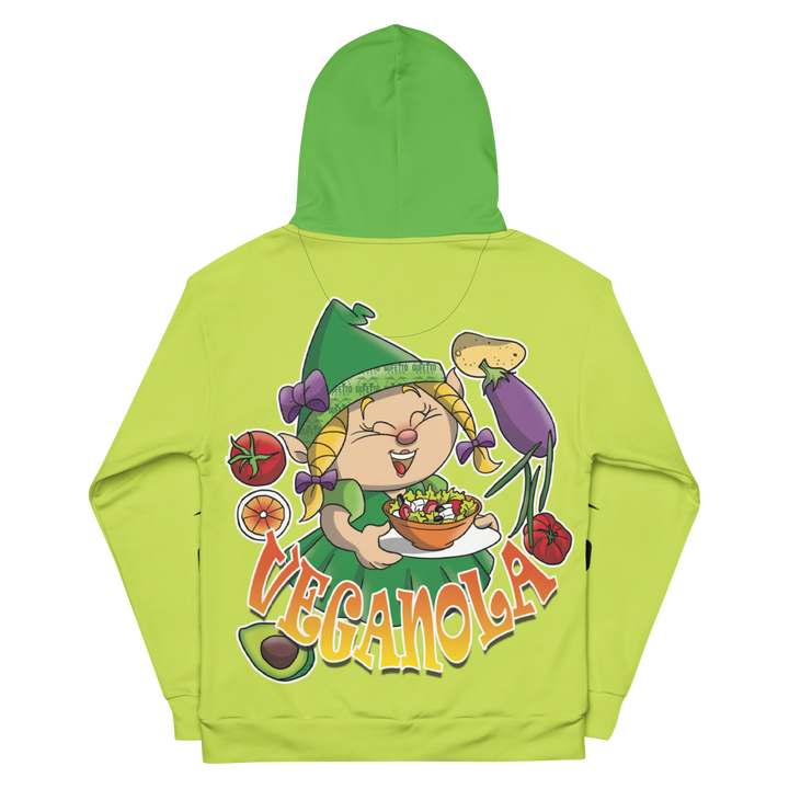 Felpa con cappuccio Uomo/Donna VEGANOLA - Gufetto Brand 