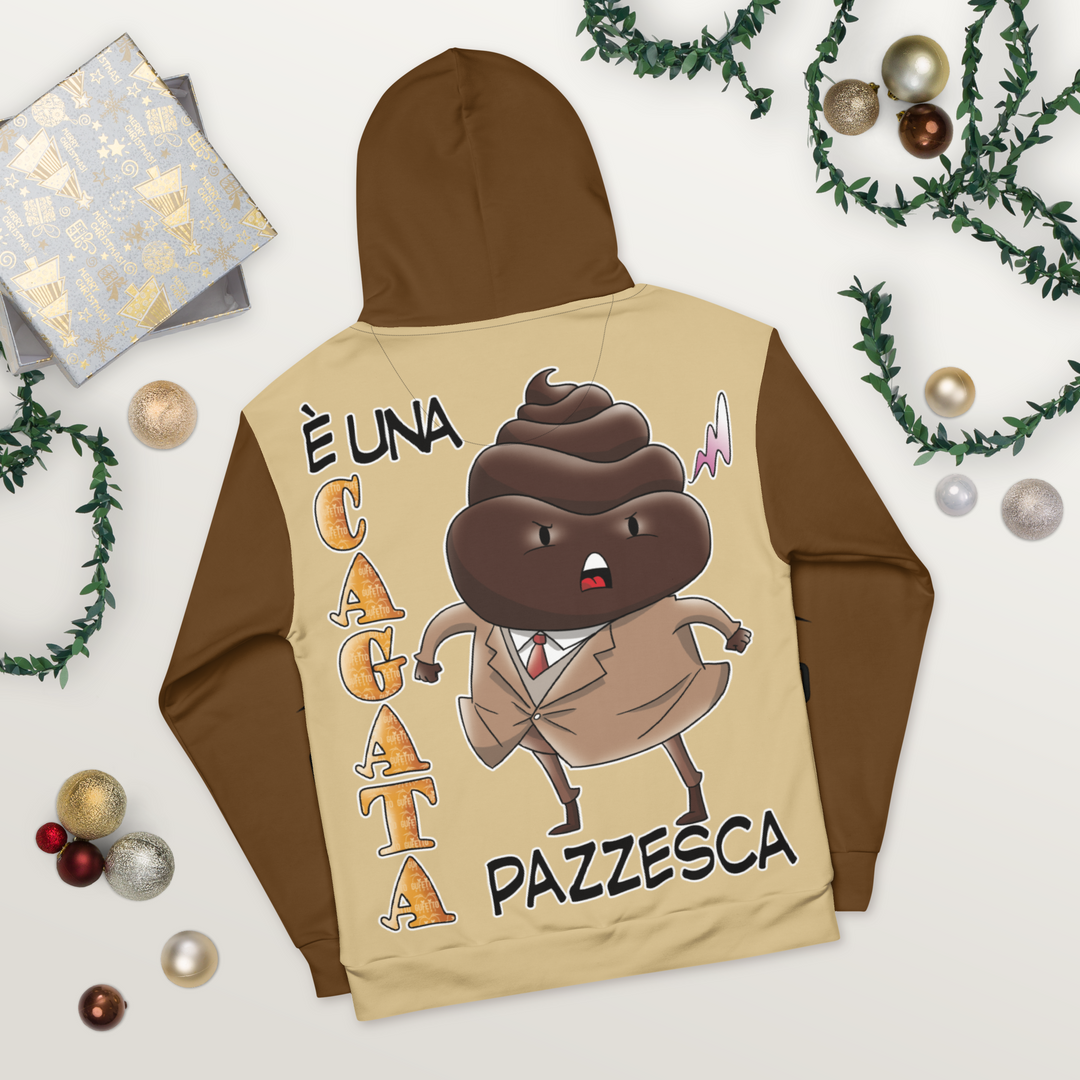 Felpa con cappuccio Uomo/Donna CAGATA - Gufetto Brand 