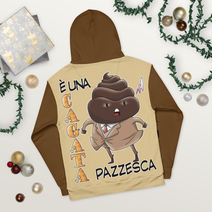 Felpa con cappuccio Uomo/Donna CAGATA - Gufetto Brand 