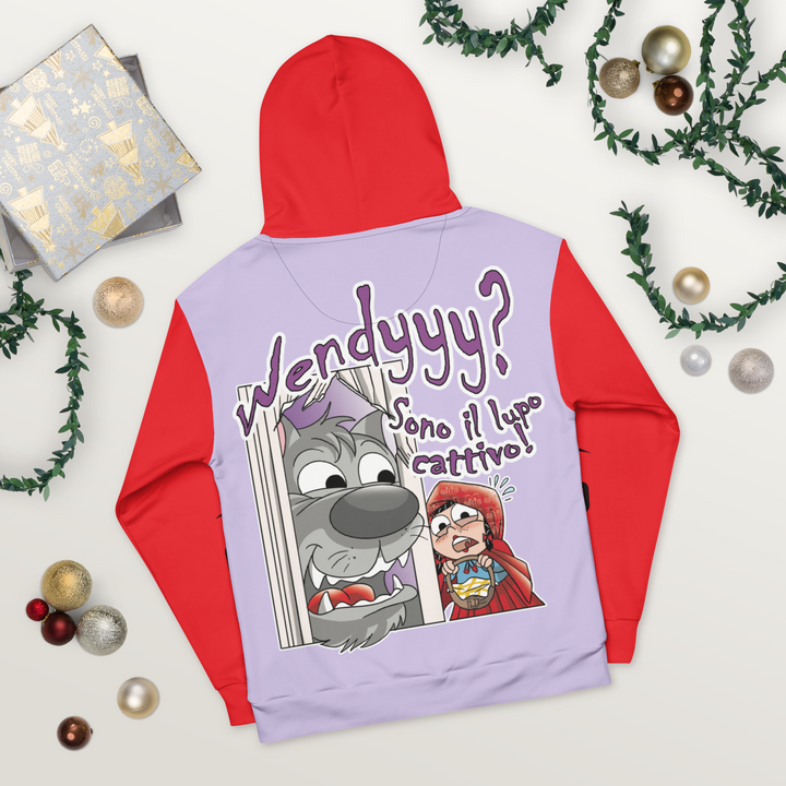 Felpa con cappuccio Uomo/Donna WENDY - Gufetto Brand 