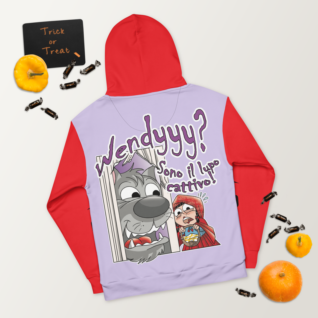 Felpa con cappuccio Uomo/Donna WENDY - Gufetto Brand 