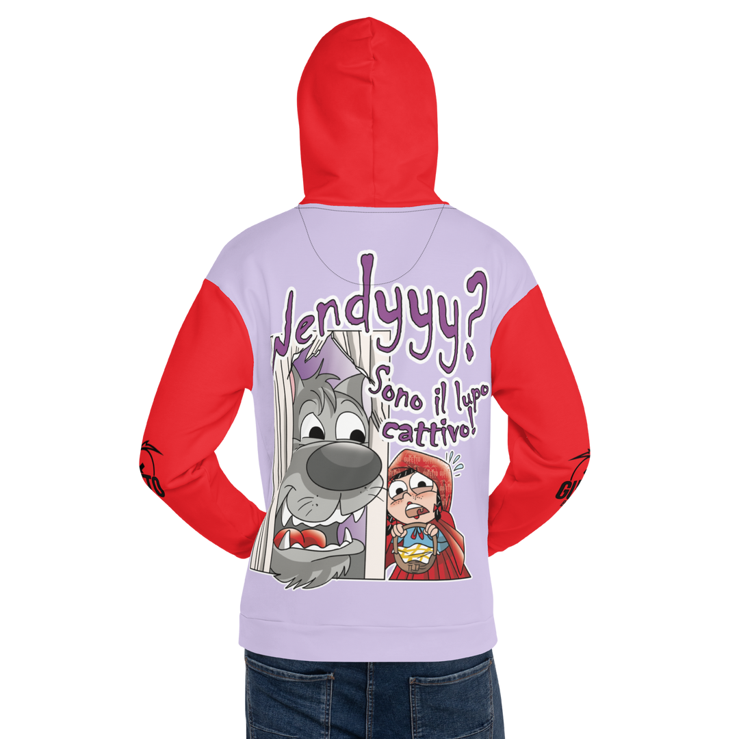 Felpa con cappuccio Uomo/Donna WENDY - Gufetto Brand 