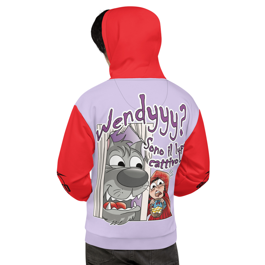 Felpa con cappuccio Uomo/Donna WENDY - Gufetto Brand 