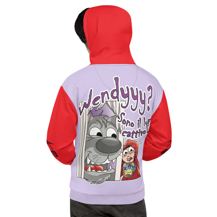 Felpa con cappuccio Uomo/Donna WENDY - Gufetto Brand 