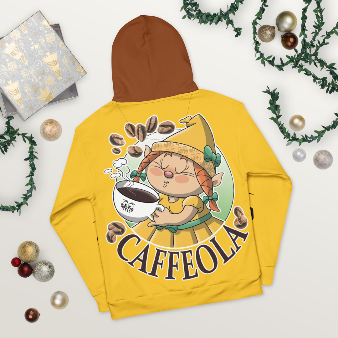 Felpa con cappuccio Uomo/Donna CAFFEOLA - Gufetto Brand 
