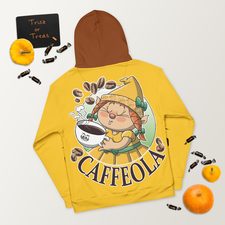 Felpa con cappuccio Uomo/Donna CAFFEOLA - Gufetto Brand 