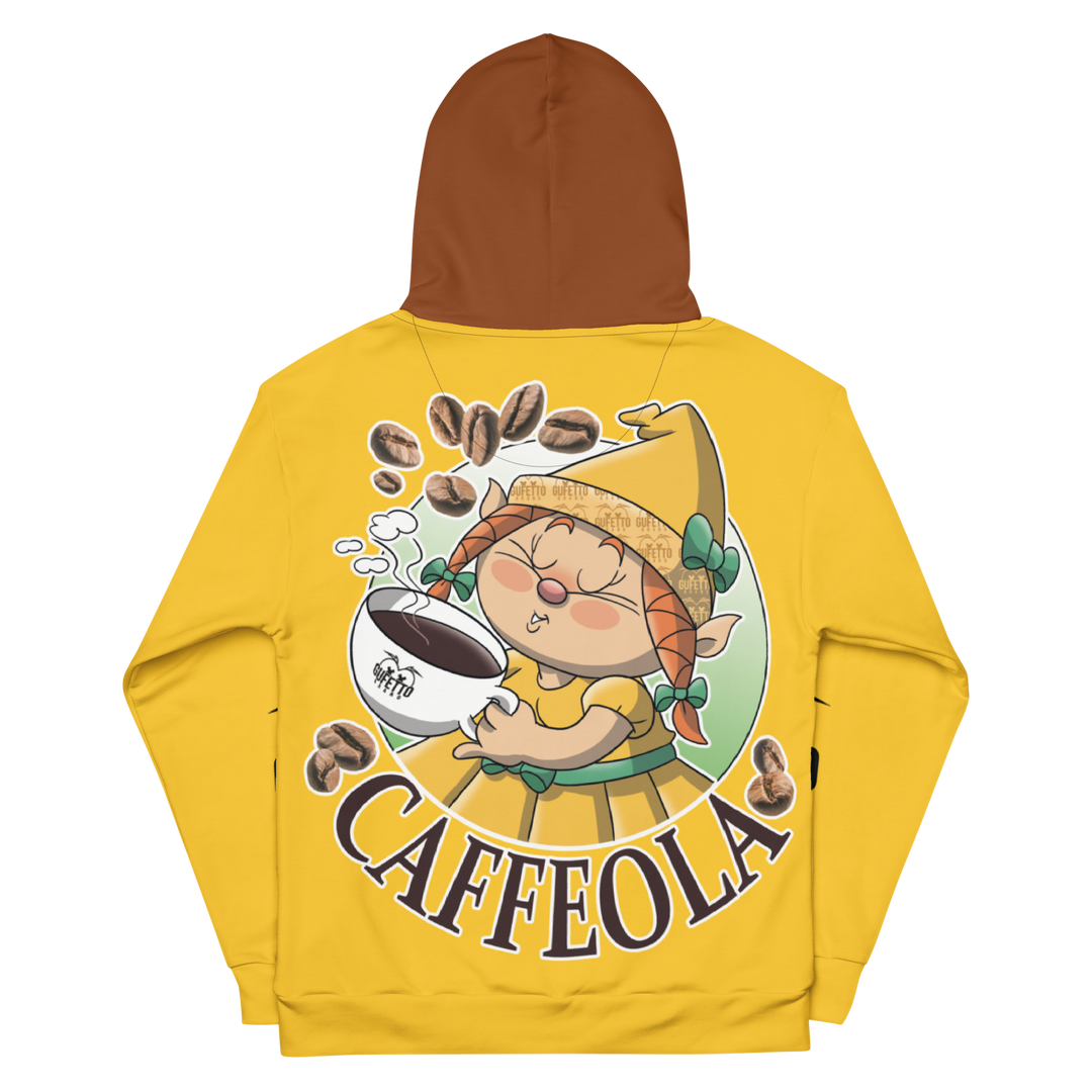 Felpa con cappuccio Uomo/Donna CAFFEOLA - Gufetto Brand 