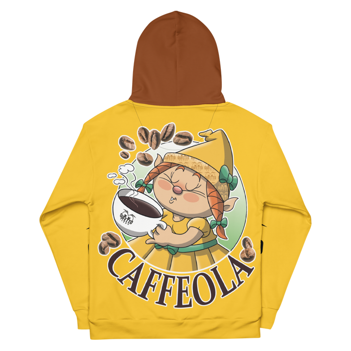 Felpa con cappuccio Uomo/Donna CAFFEOLA - Gufetto Brand 