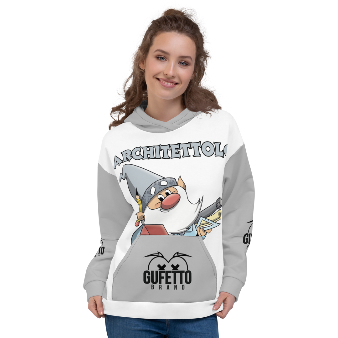 Felpa con cappuccio ARCHITETTOLO - Gufetto Brand 