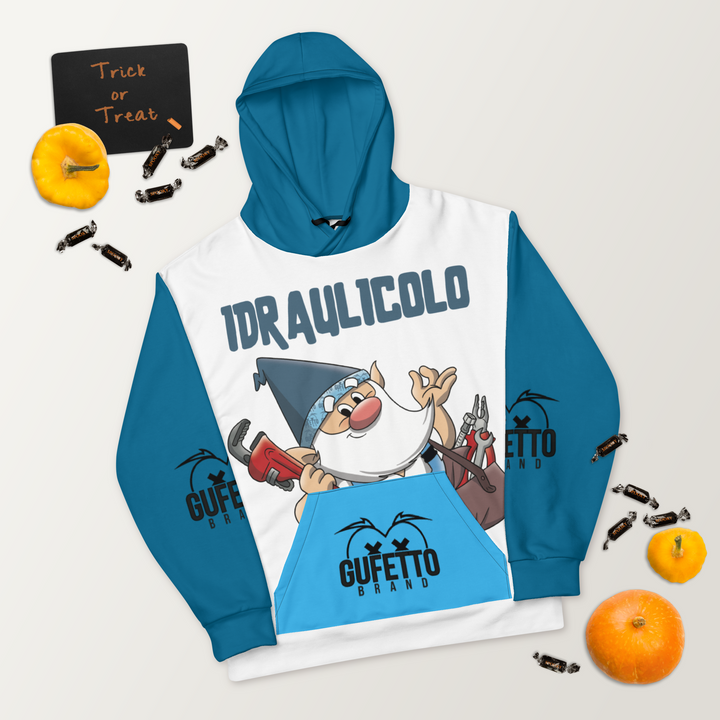 Felpa con cappuccio IDRAULICOLO - Gufetto Brand 