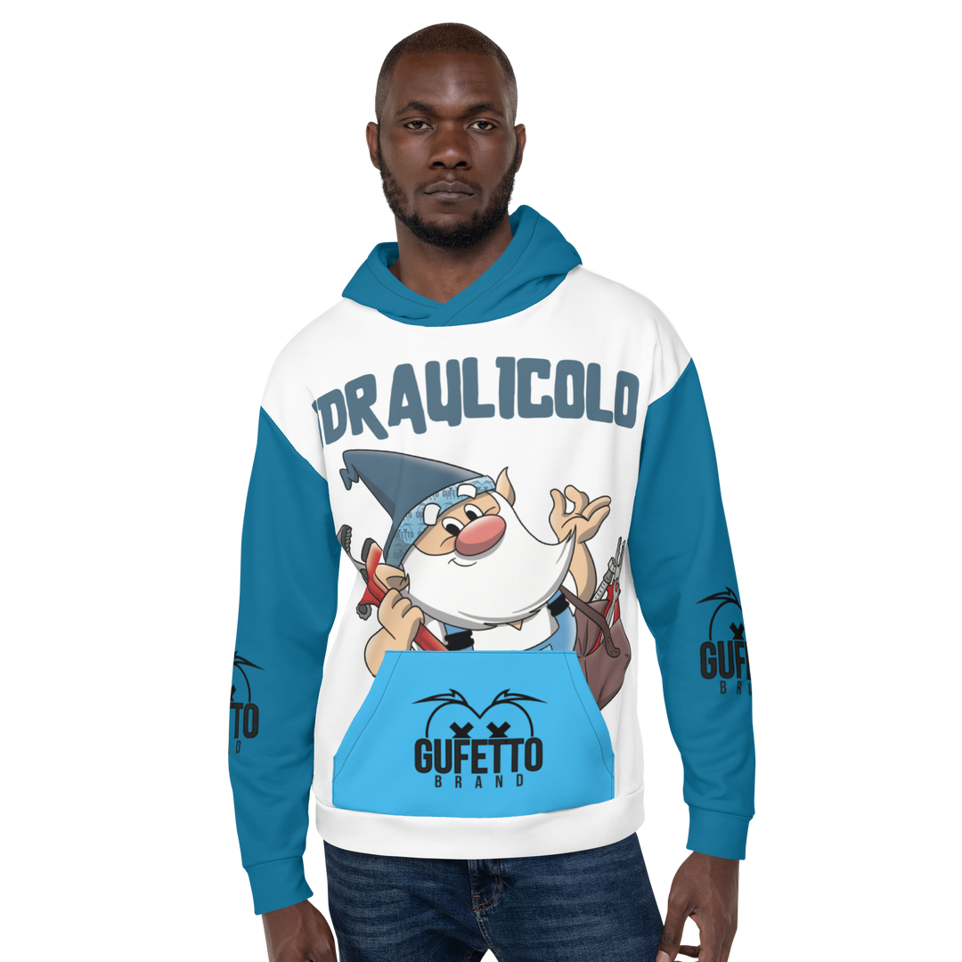 Felpa con cappuccio IDRAULICOLO - Gufetto Brand 