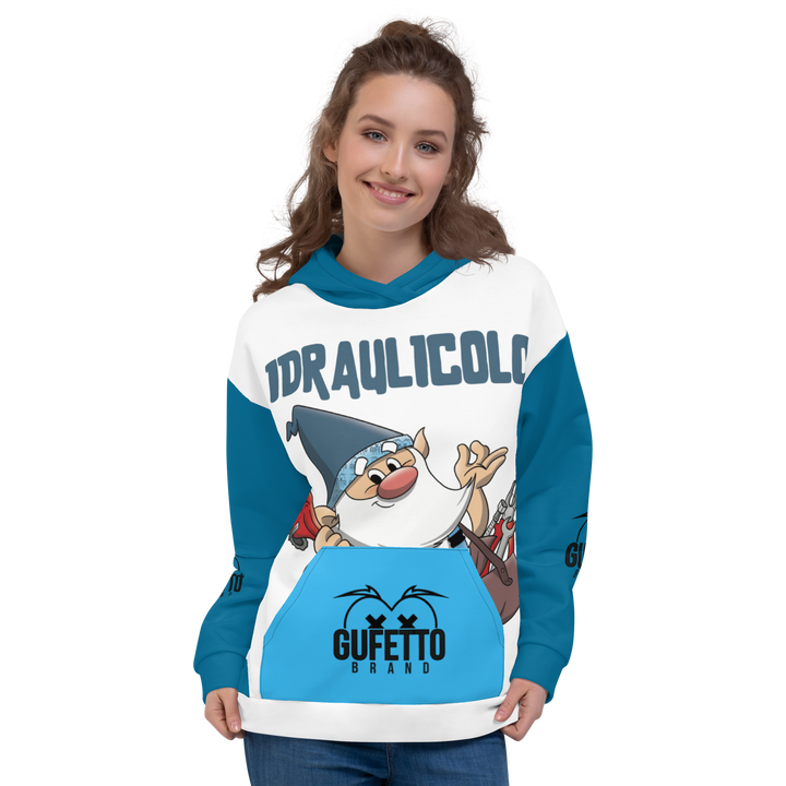Felpa con cappuccio IDRAULICOLO - Gufetto Brand 