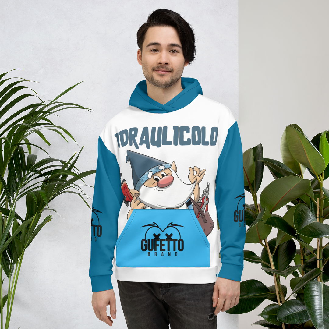 Felpa con cappuccio IDRAULICOLO - Gufetto Brand 