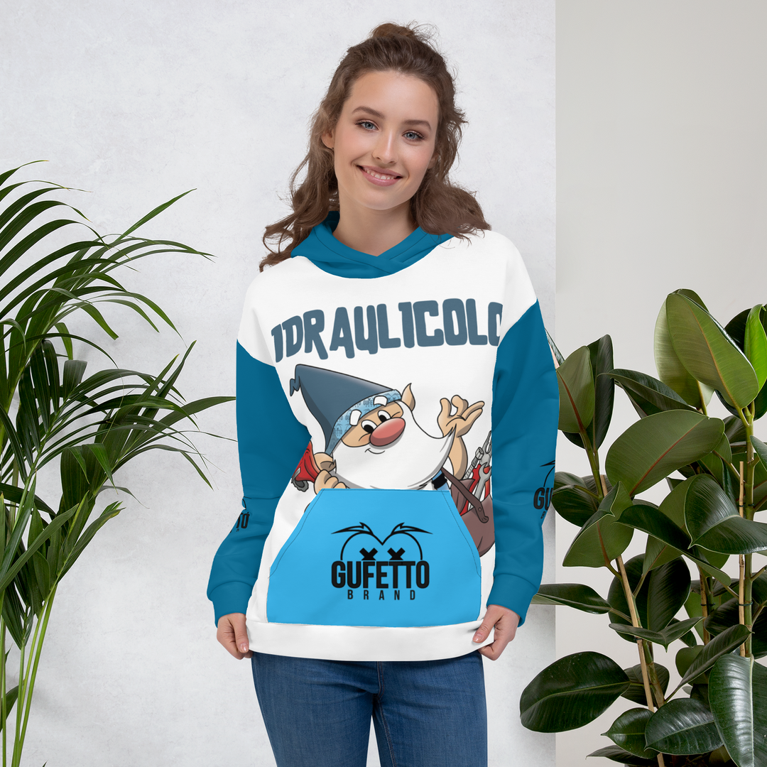 Felpa con cappuccio IDRAULICOLO - Gufetto Brand 