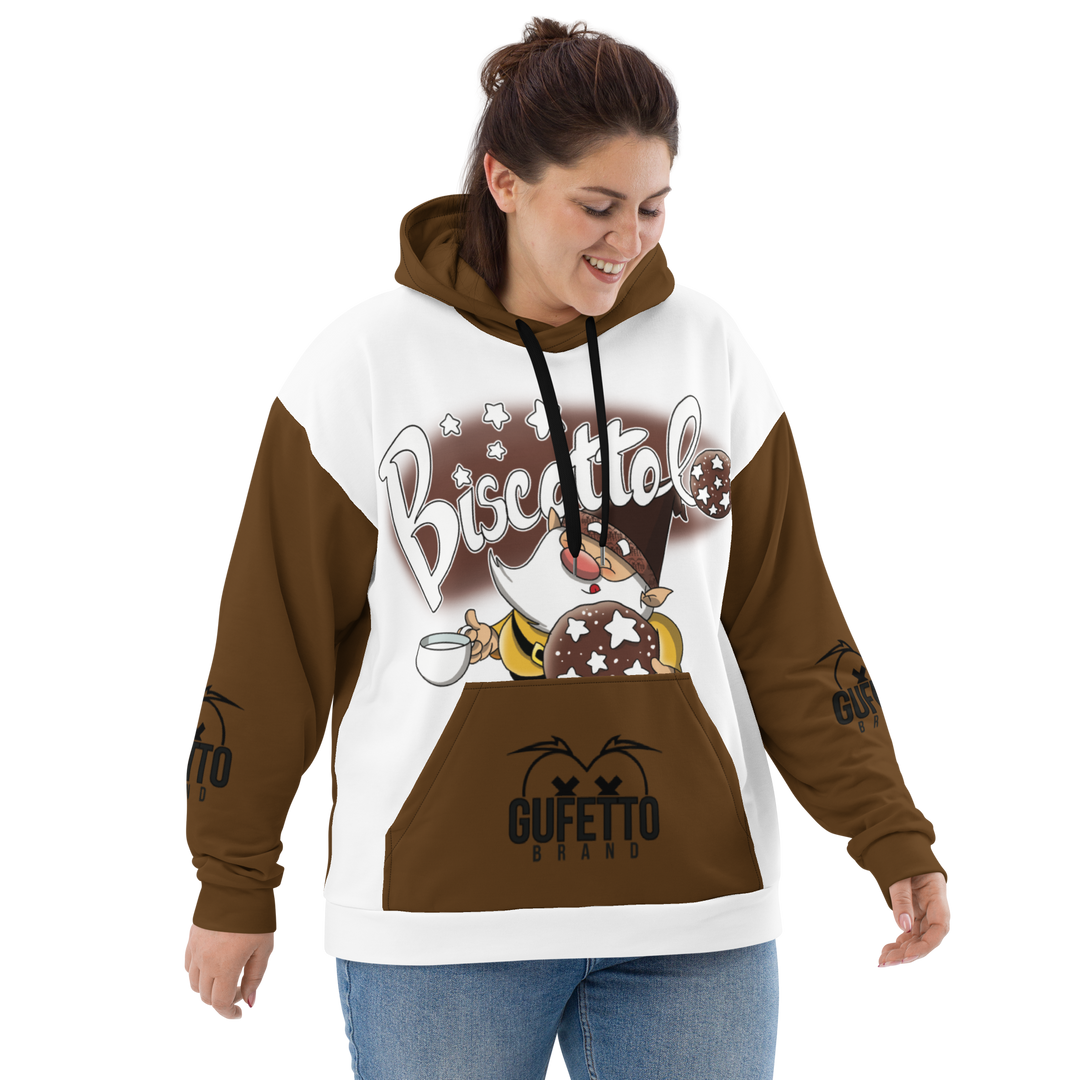 Felpa con cappuccio Uomo/Donna BISCOTTOLO - Gufetto Brand 