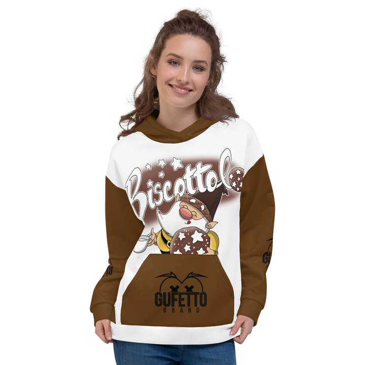 Felpa con cappuccio Uomo/Donna BISCOTTOLO - Gufetto Brand 