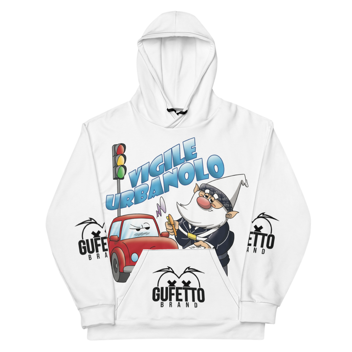 Felpa con cappuccio Uomo/Donna VIGILEURBANOLO - Gufetto Brand 