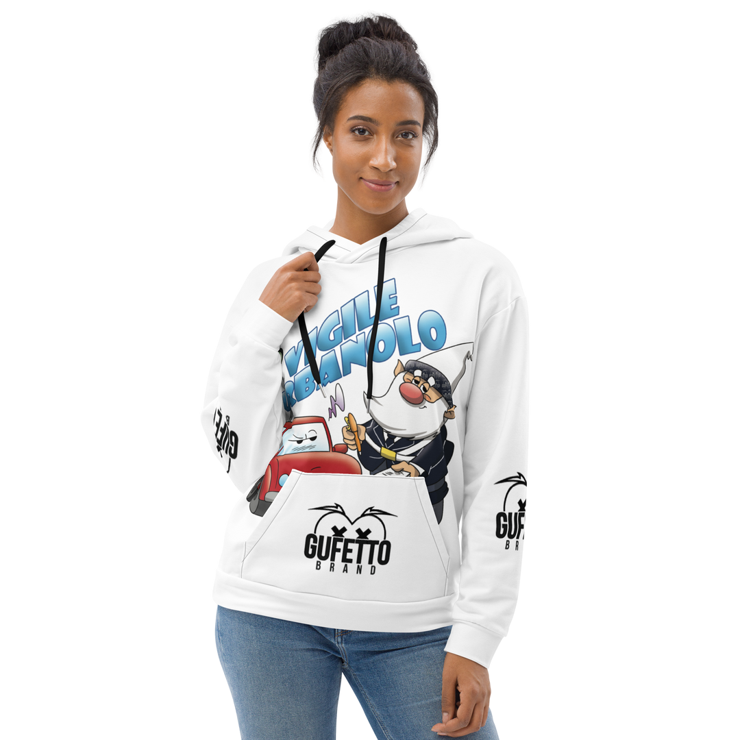 Felpa con cappuccio Uomo/Donna VIGILEURBANOLO - Gufetto Brand 