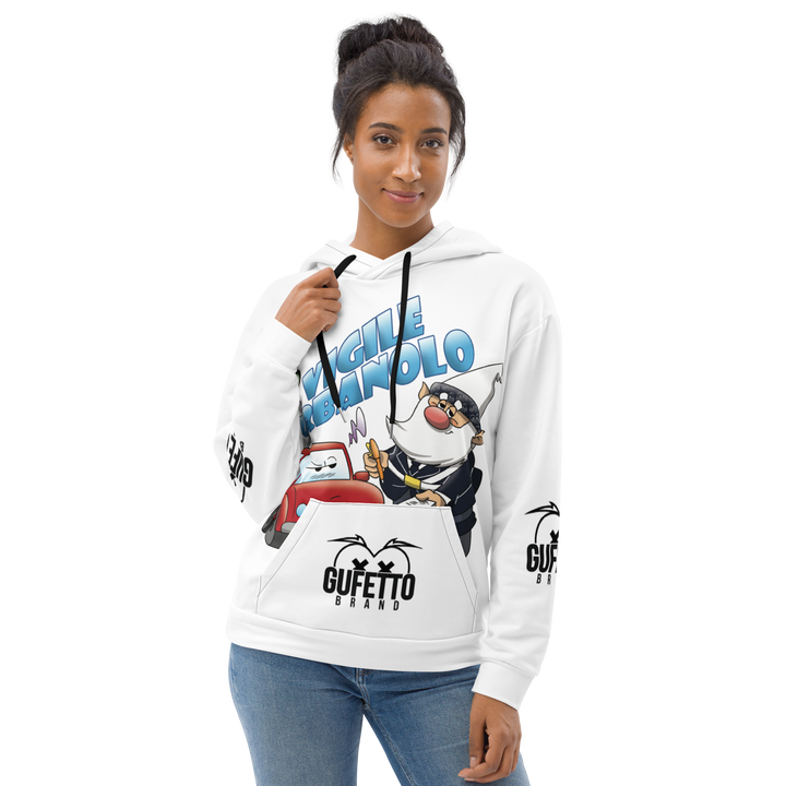 Felpa con cappuccio Uomo/Donna VIGILEURBANOLO - Gufetto Brand 