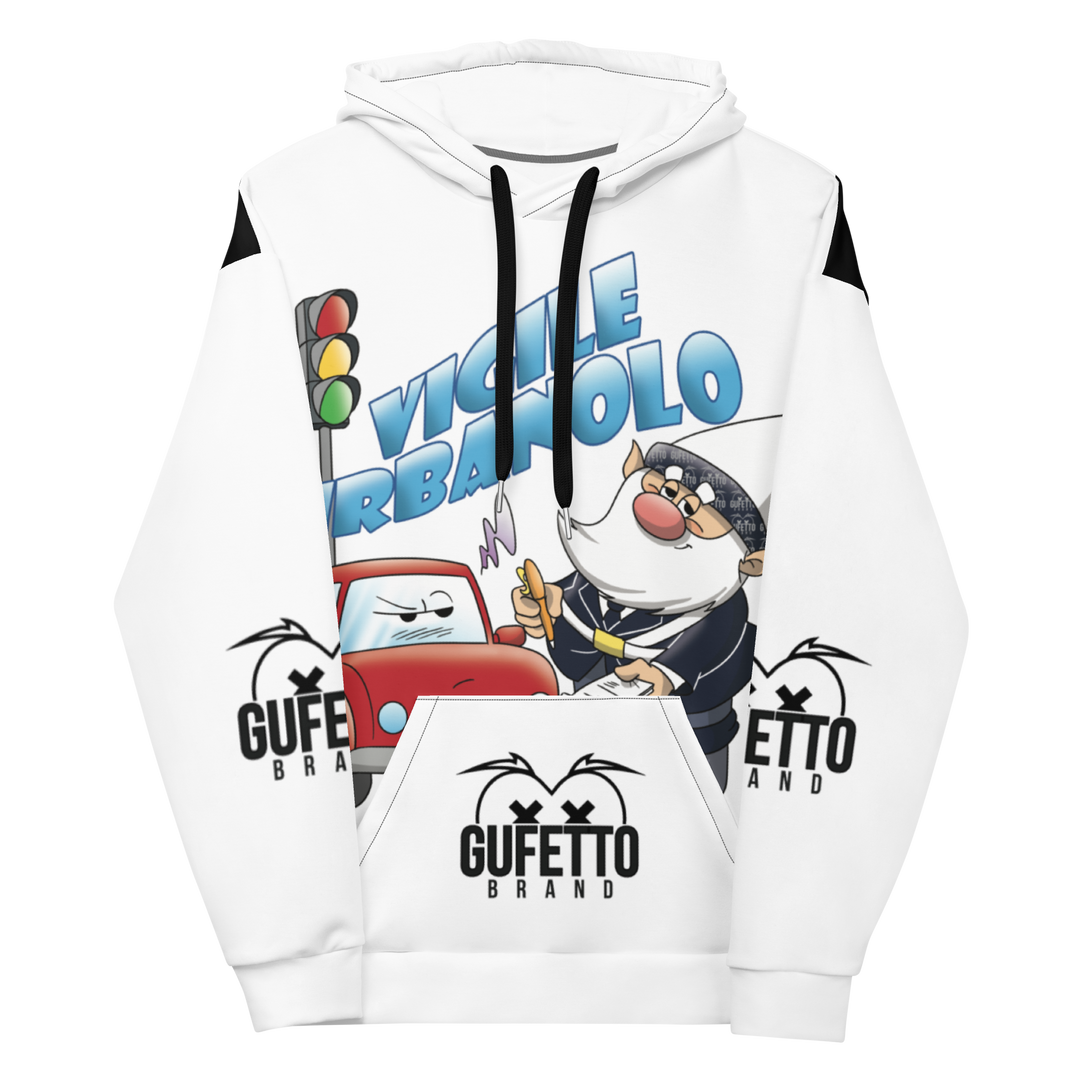 Felpa con cappuccio Uomo/Donna VIGILEURBANOLO - Gufetto Brand 