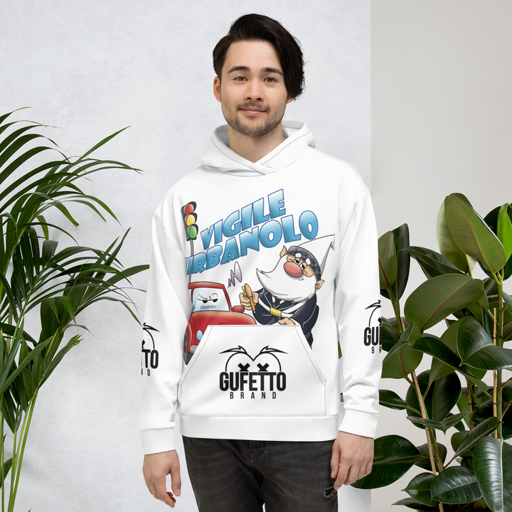 Felpa con cappuccio Uomo/Donna VIGILEURBANOLO - Gufetto Brand 