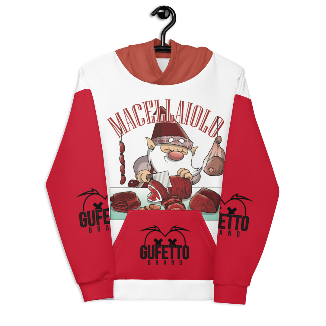Felpa con cappuccio Uomo/Donna MACELLAIOLO - Gufetto Brand 