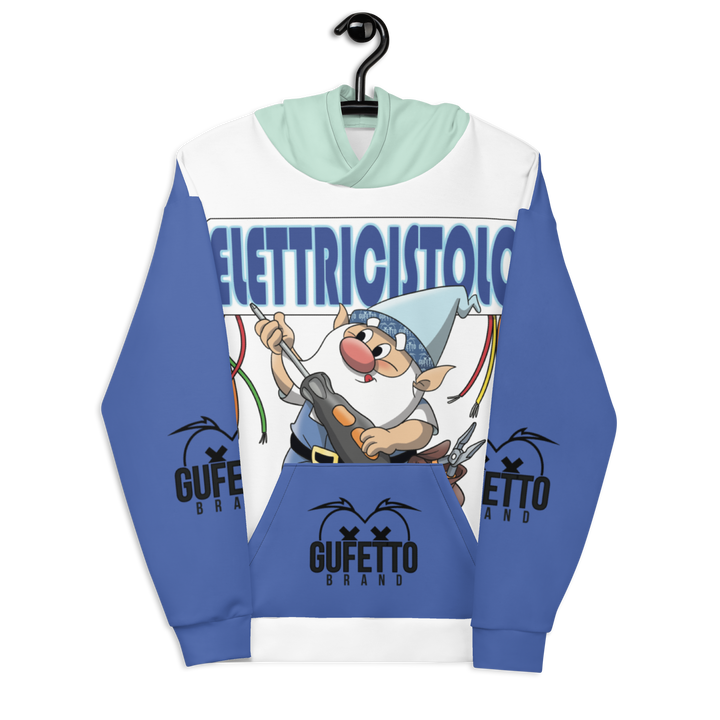 Felpa con cappuccio Uomo/Donna ELETTRICISTOLO - Gufetto Brand 
