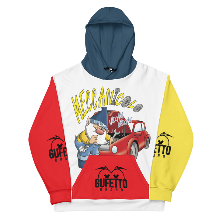 Felpa con cappuccio Uomo/Donna MECCANICOLO - Gufetto Brand 